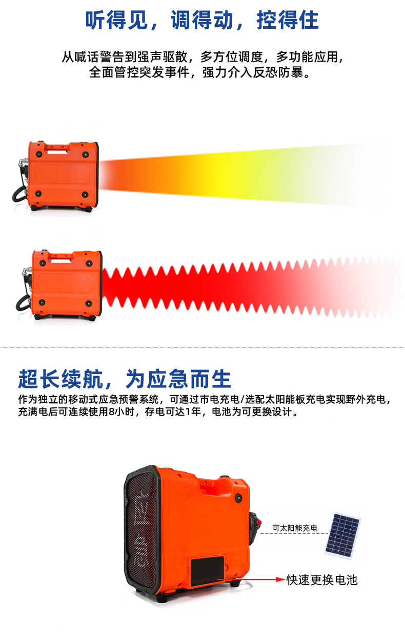 消防应急救援强声器