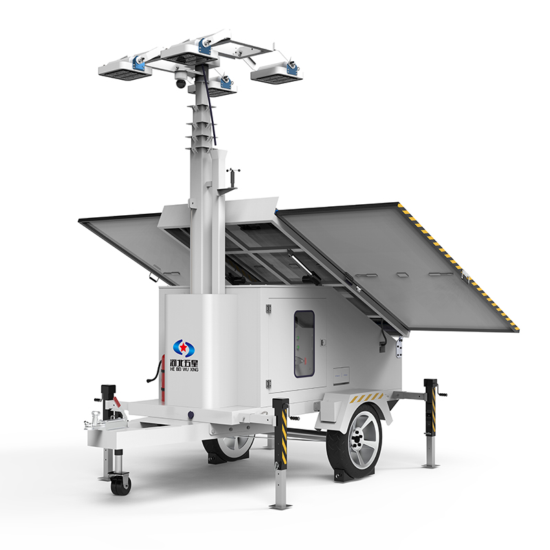 移动式光伏发电储能应急照明灾害报警抢险救灾一体化方舱