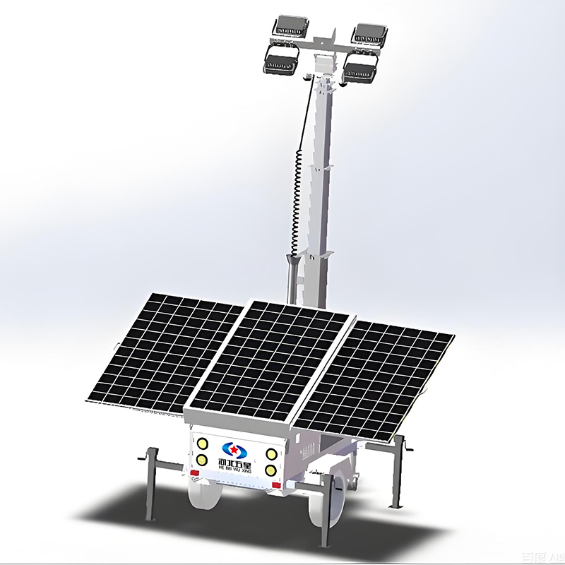 移动式光伏发电储能应急照明灾害报警抢险救灾一体化方舱