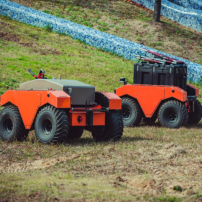 水陆两栖无人越野平台(水陆两栖应急救援全地形多功能机器人)