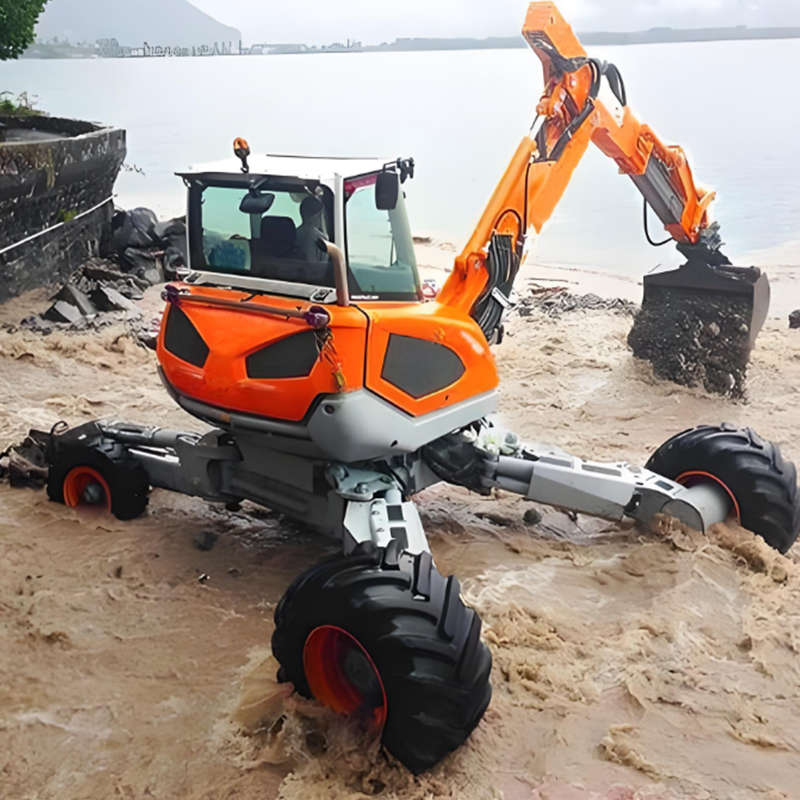 步履式抢险救灾挖掘机(机器人)