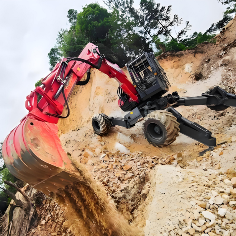 步履式抢险救灾挖掘机(机器人)